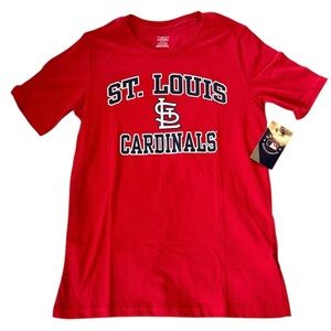 St Louis Cardinals Baseball Shirt Youth Large 14/16 Short Sleeve MLB Casual Game